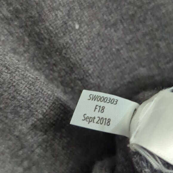 Smartwool Sweater Men's XL Black And Gray Merino Blend Sparwood Colorblock Crew - Picture 12 of 13